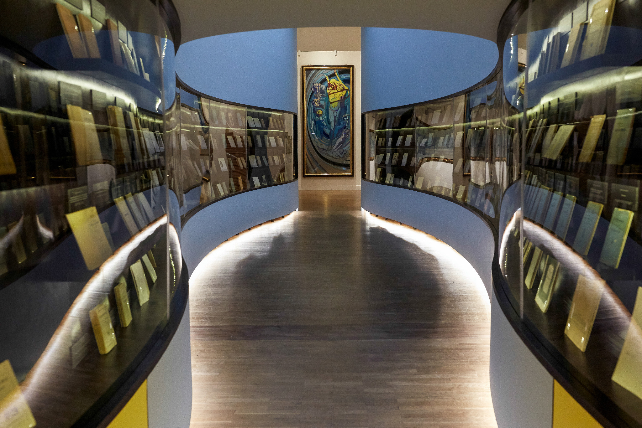 Wykonanie aranżacji wystawy Wyspiańskiego w Muzeum Narodowym w Krakowie wg projektu Bartosza Haducha.