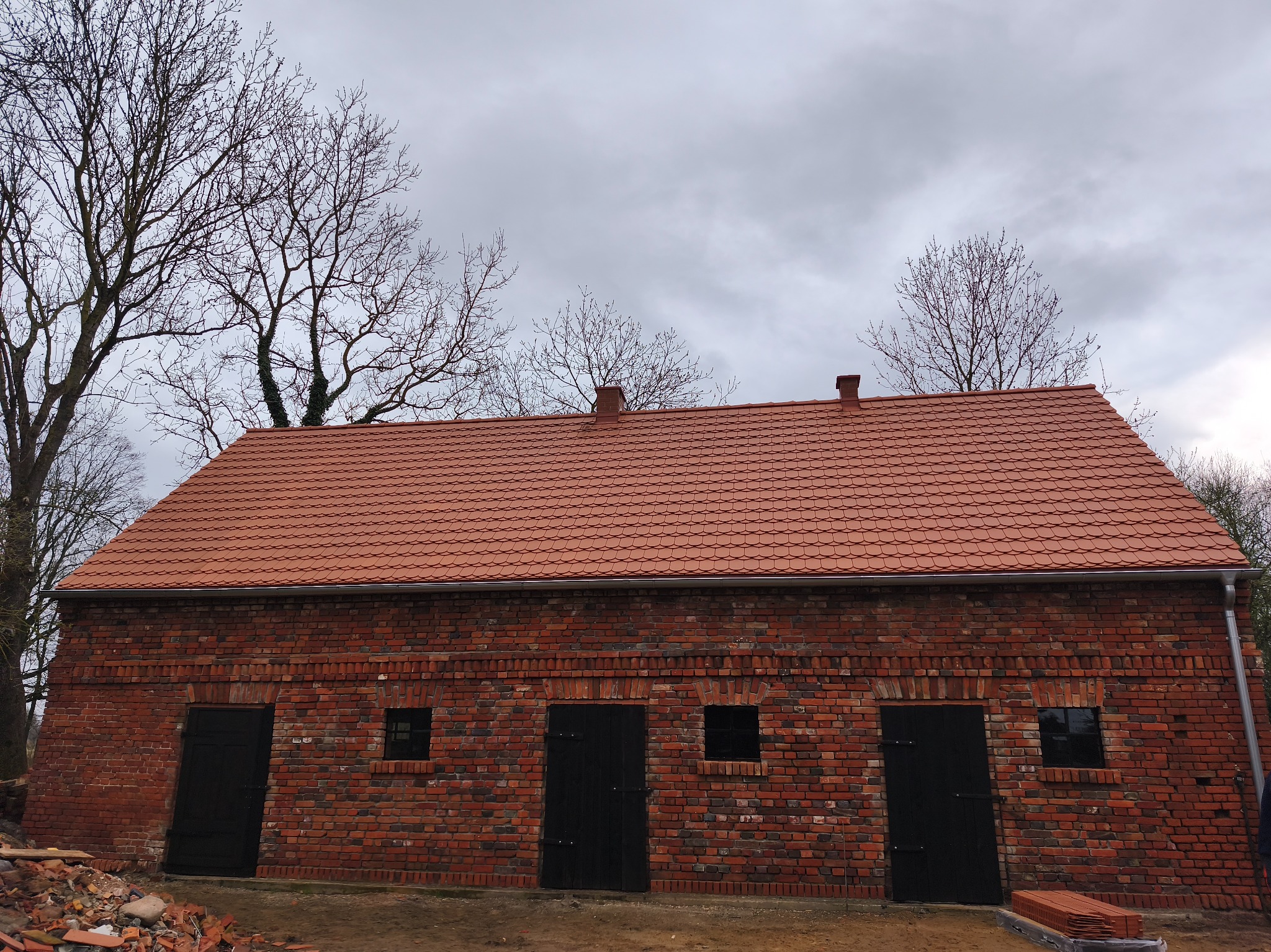 Odbudowa starej stodoły