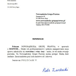 Pisma wnioski podania Nowy Sącz 1