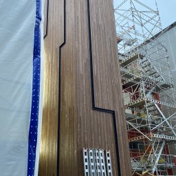 Obicie deska elewacyjna windy 