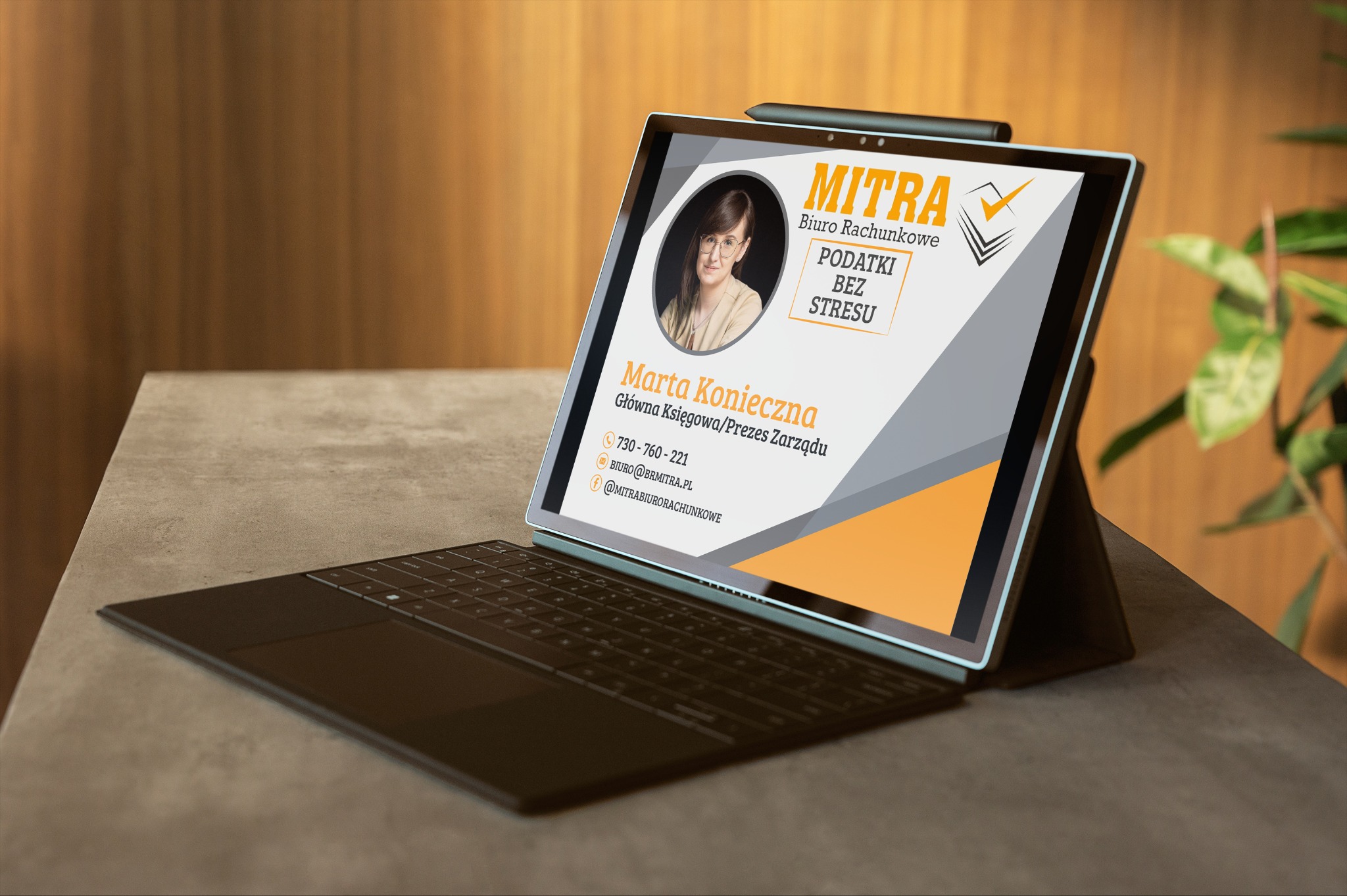 Wizytówka internetowa dla biura rachunkowego