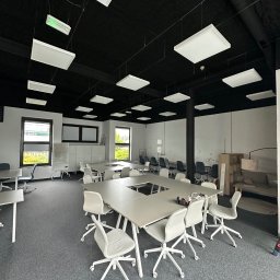 Efekt końcowy inwestycji pomieszczenie dla szkoły prywatnej. 