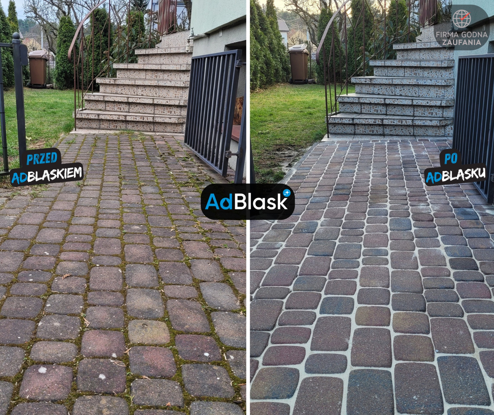 mycie kostki brukowej Bydgoszcz, Osielsko, Niemcz, Zielonka i reszta miejscowości