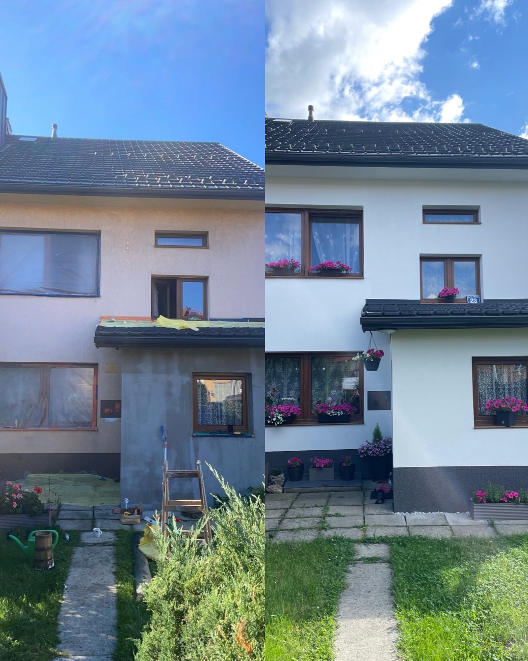 Malowanie Elewacji Tynkowanie Tynk mozaikowy (marmolit)