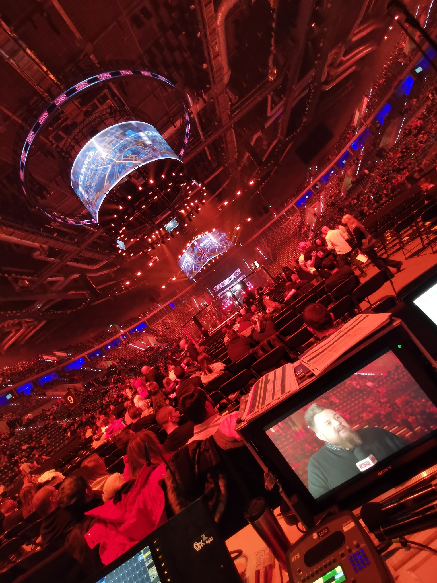 Gala KSW 77 w Gliwicach. Zakres prac: reżyseria wydarzenia