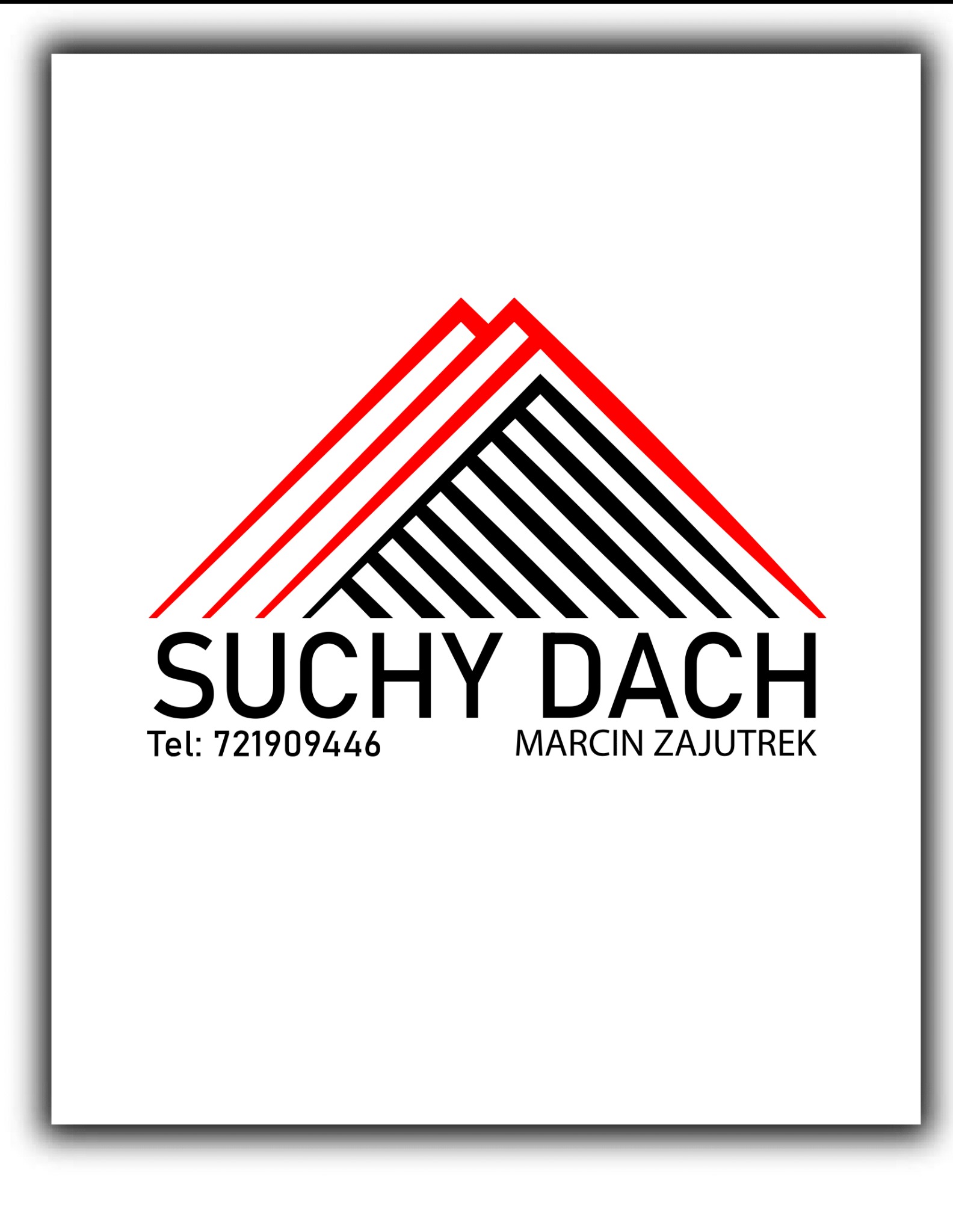 Projekt graficzny loga firmy dekarskiej