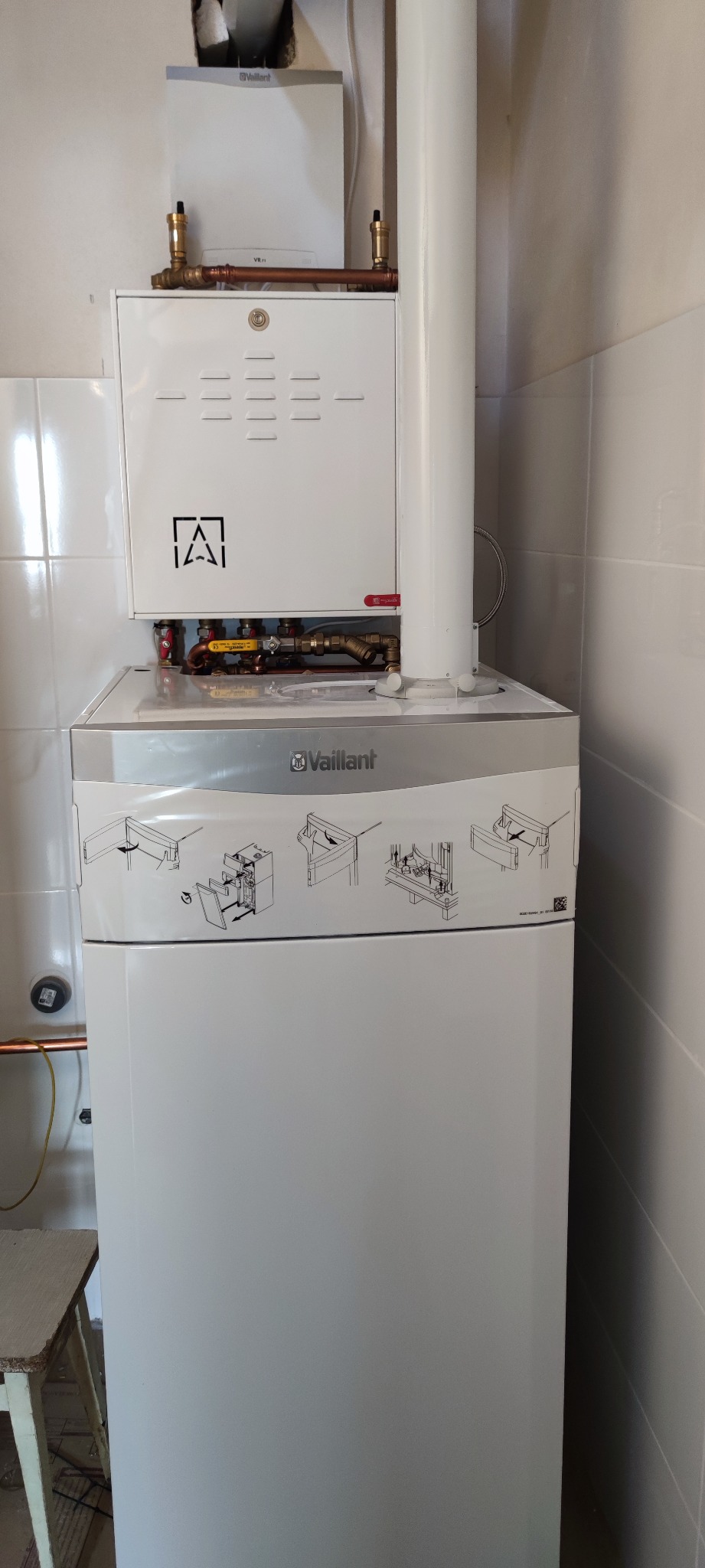 Kotłownia gazowa Vaillant dla budynku 200 m2 na 0,5 m2