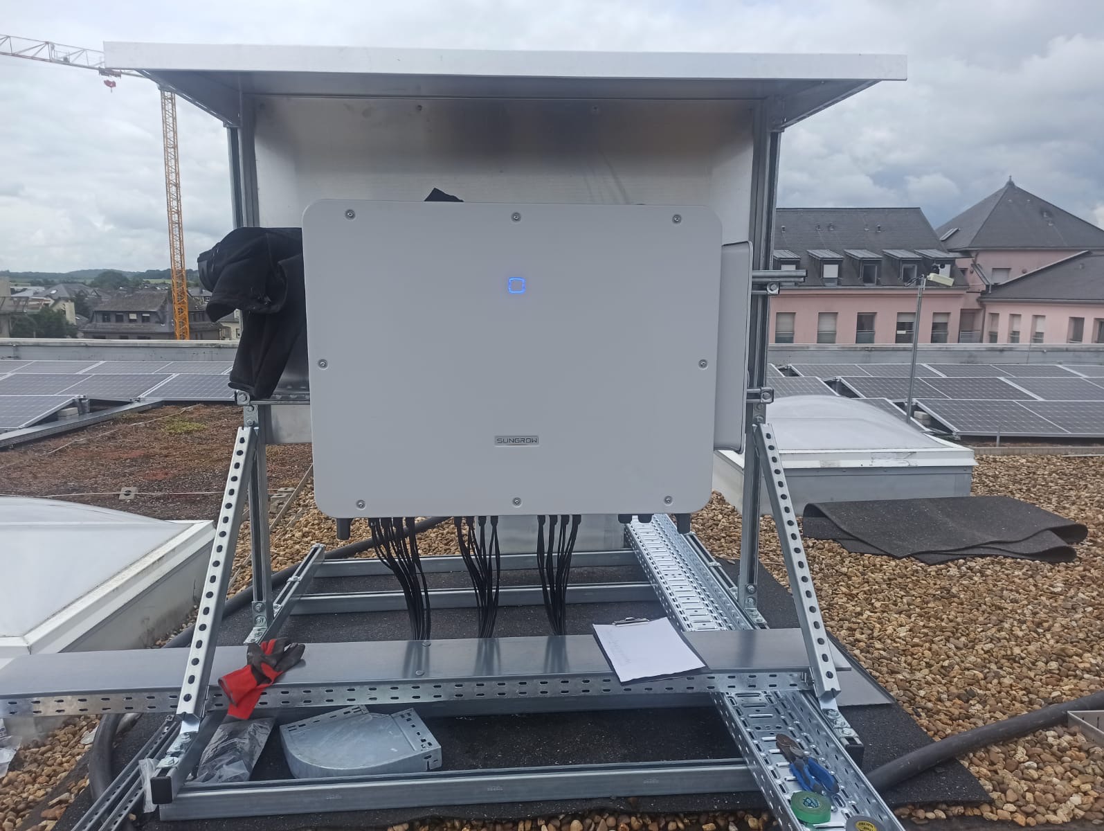 Holandia. Przykład montażu falownika 50 kW