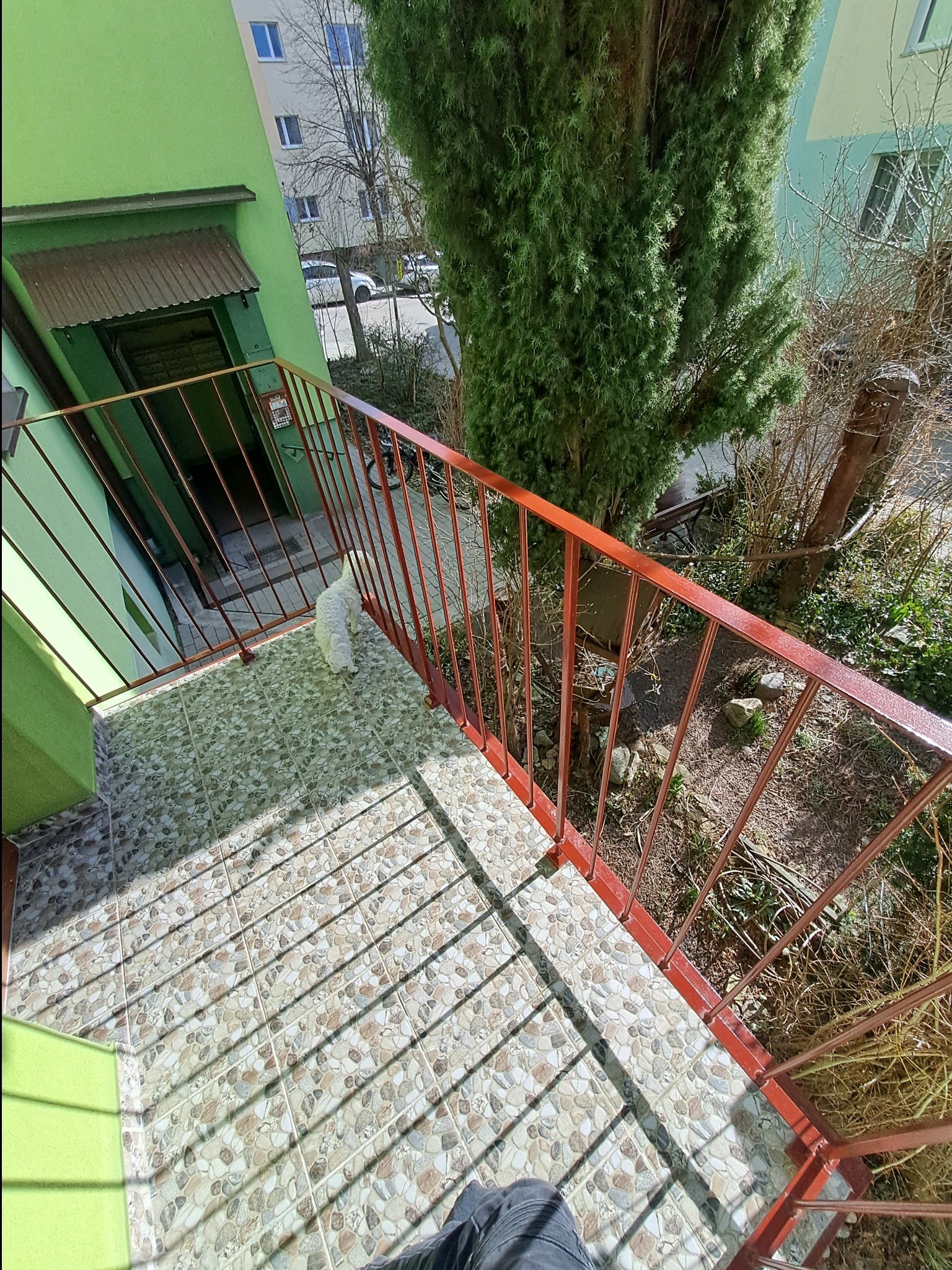 Moje osobiste wykonanie balustrady. Spawanie elektrodą,