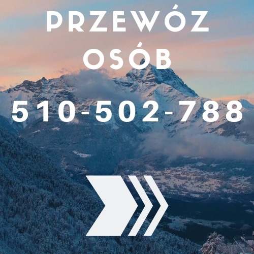 Numer telefonu 510-502-788 na tle górskiego krajobrazu z zachodem słońca i strzałką wskazującą w prawo.