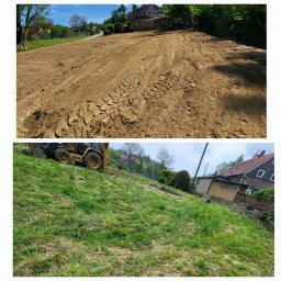 Adrian Oleksy Da się - Zerwanie darni, ściągnięcie humusu i niwelacja terenu .