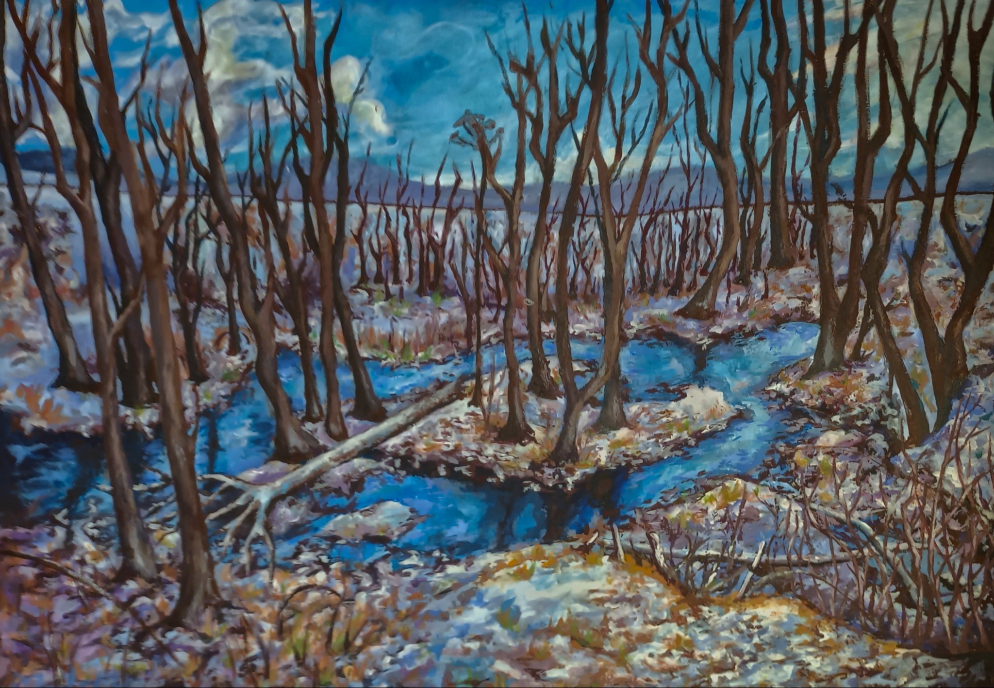 niedokończone/ akryl