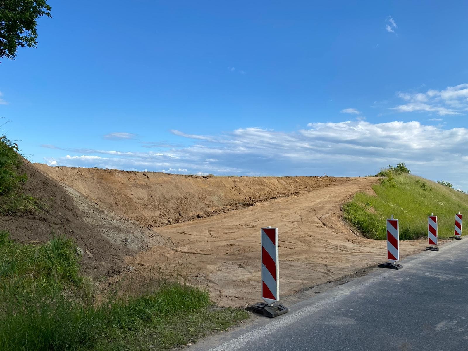 Utworzenie wjazdu w skarpie