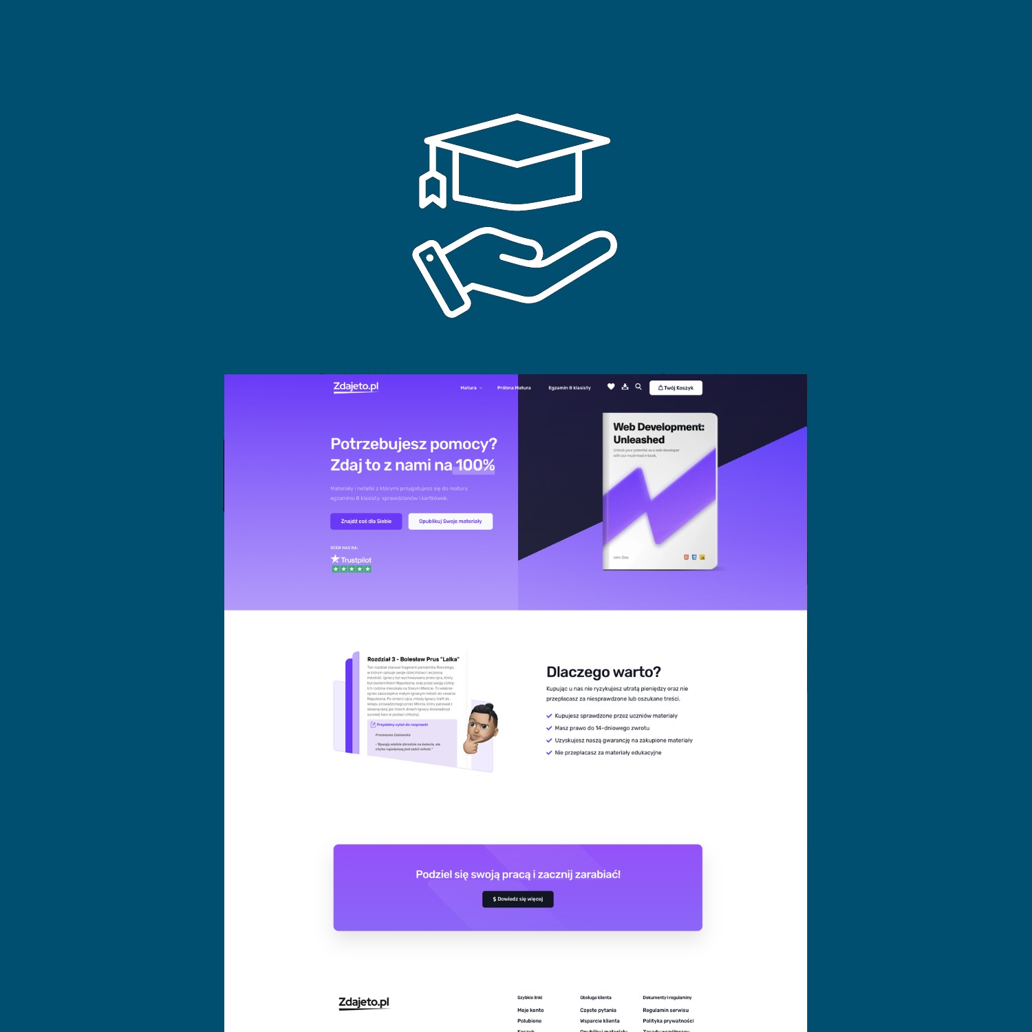 Sklep internetowy dla Firmy z branży edukacyjnej