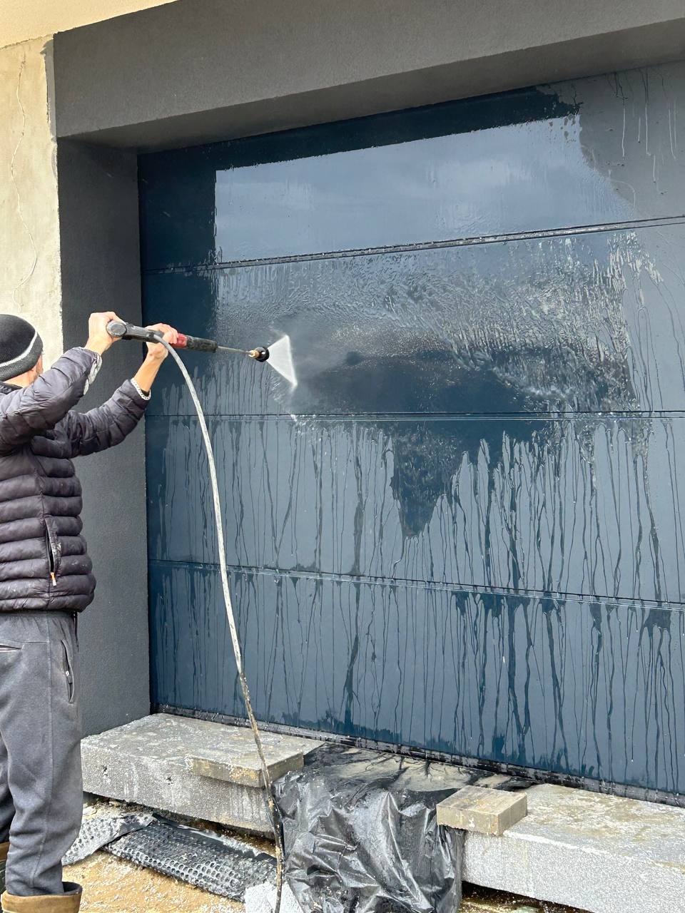 Mycie bram garażowych mycie garaży podziemnych