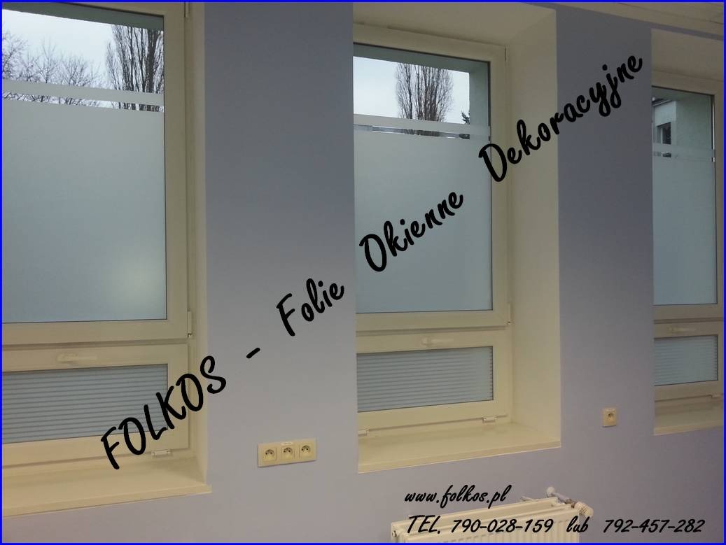 Folkos folie okienne Warszawa OKlejanie