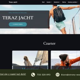 Strony Internetowe WordPress Kobylarski Damian 🚀
Realizacja: Dynamiczna strona Teraz Jacht 🌊⛵️, stworzona dla pasjonatów żeglarstwa ⚓, oferująca czarter jachtów 🚤, szkolenia 🎓, mariny 🏝️ oraz dostęp do dealerów jachtowych 🛥️.