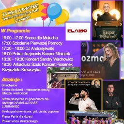 Plakat na impreze okolicznościową 
