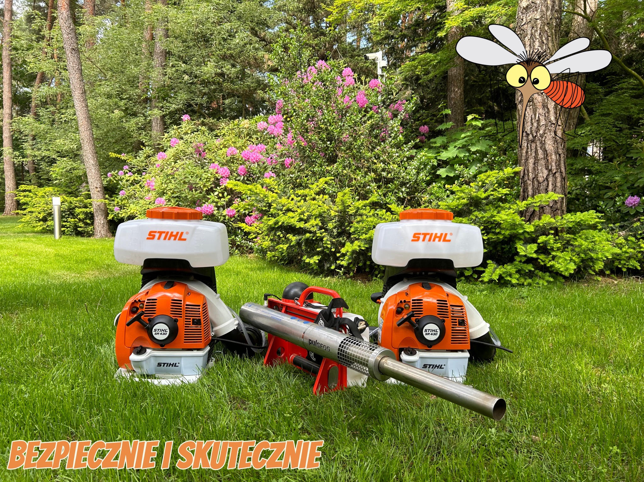 Ogrody - komary, kleszcze, meszki