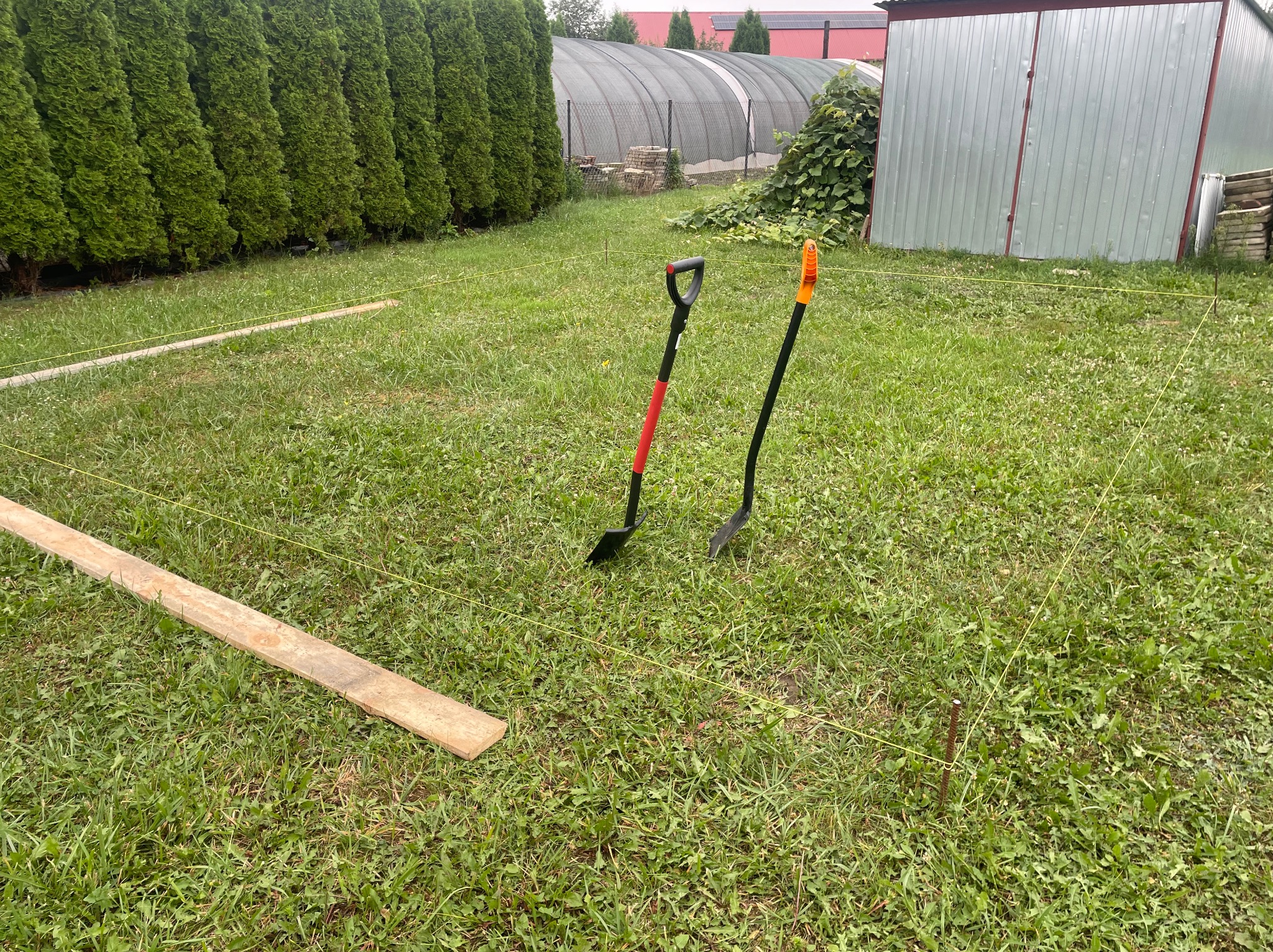 Płyta fundamentowa pod garaż blaszany