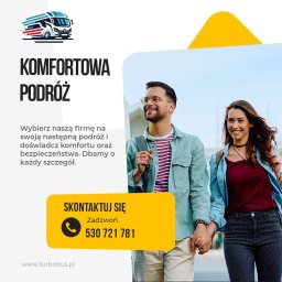 Witaj w Turbo Bus - Twoim partnerze w podróży z Polski do Holandii oraz Niemiec i z powrotem, oraz w przesyłkach! Jesteśmy firmą przewozową specjalizującą się w komfortowych i bezpiecznych podróżach dla naszych pasażerów oraz szybkim dostarczaniu paczek.
