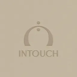 Projekt logotypu szkoły tańca Intouch - część całościowego projektu identyfikacji wizualnej