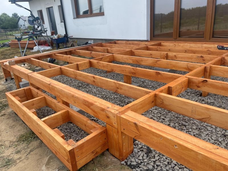 konstrukcja tarasu drewnianego