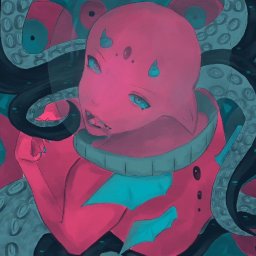 Sofiia Pochta - rysunek w anime stylu