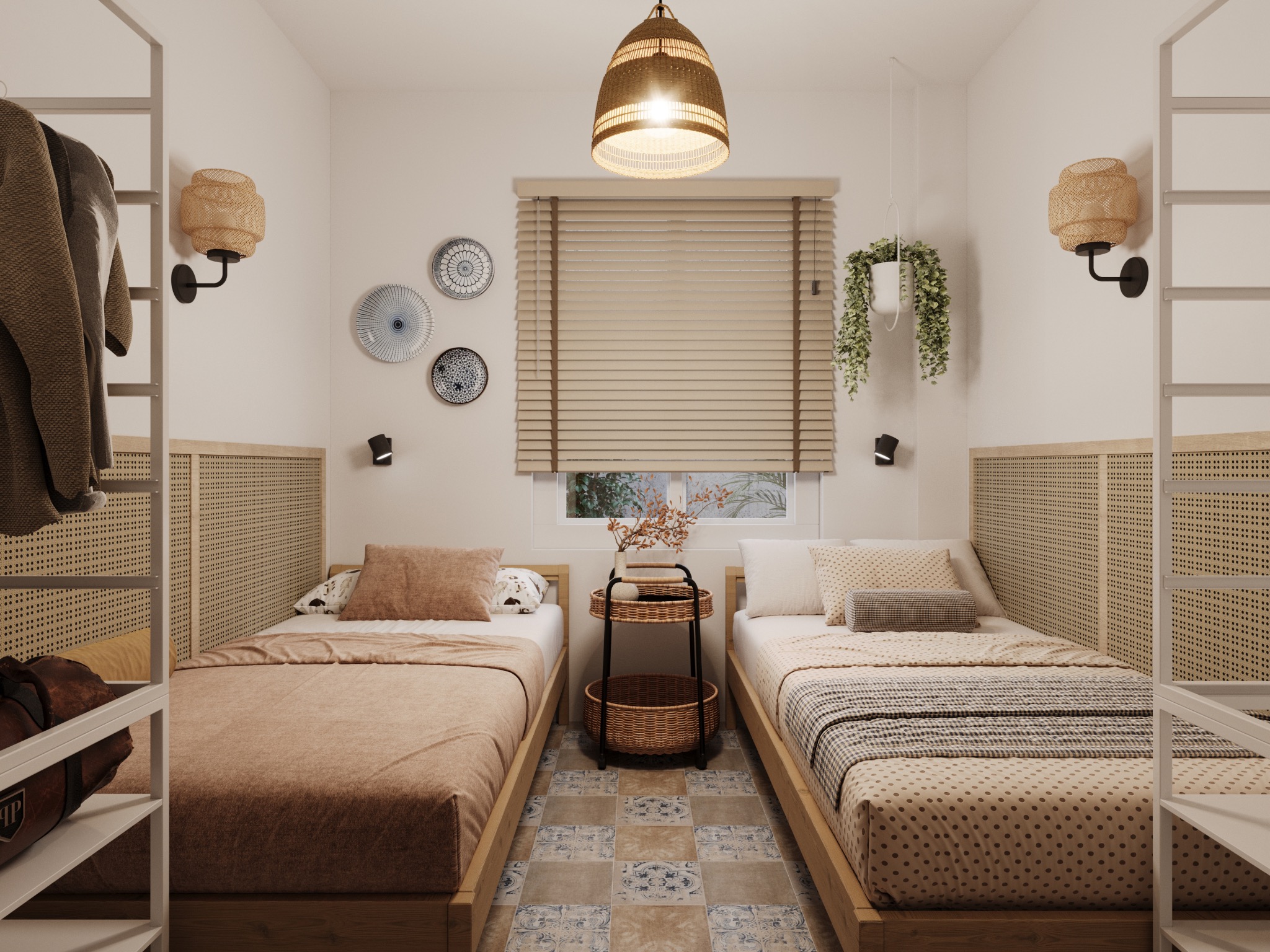 Boho sypialnia 2