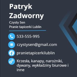 Czysty Sen pranie tapicerki Lublin - Czyszczenie Dywan&oacute;w Lublin