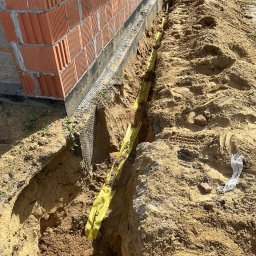 Instalacja gazowa w części podziemnej