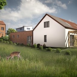 Wizualizacja dwóch domów (w budowie)