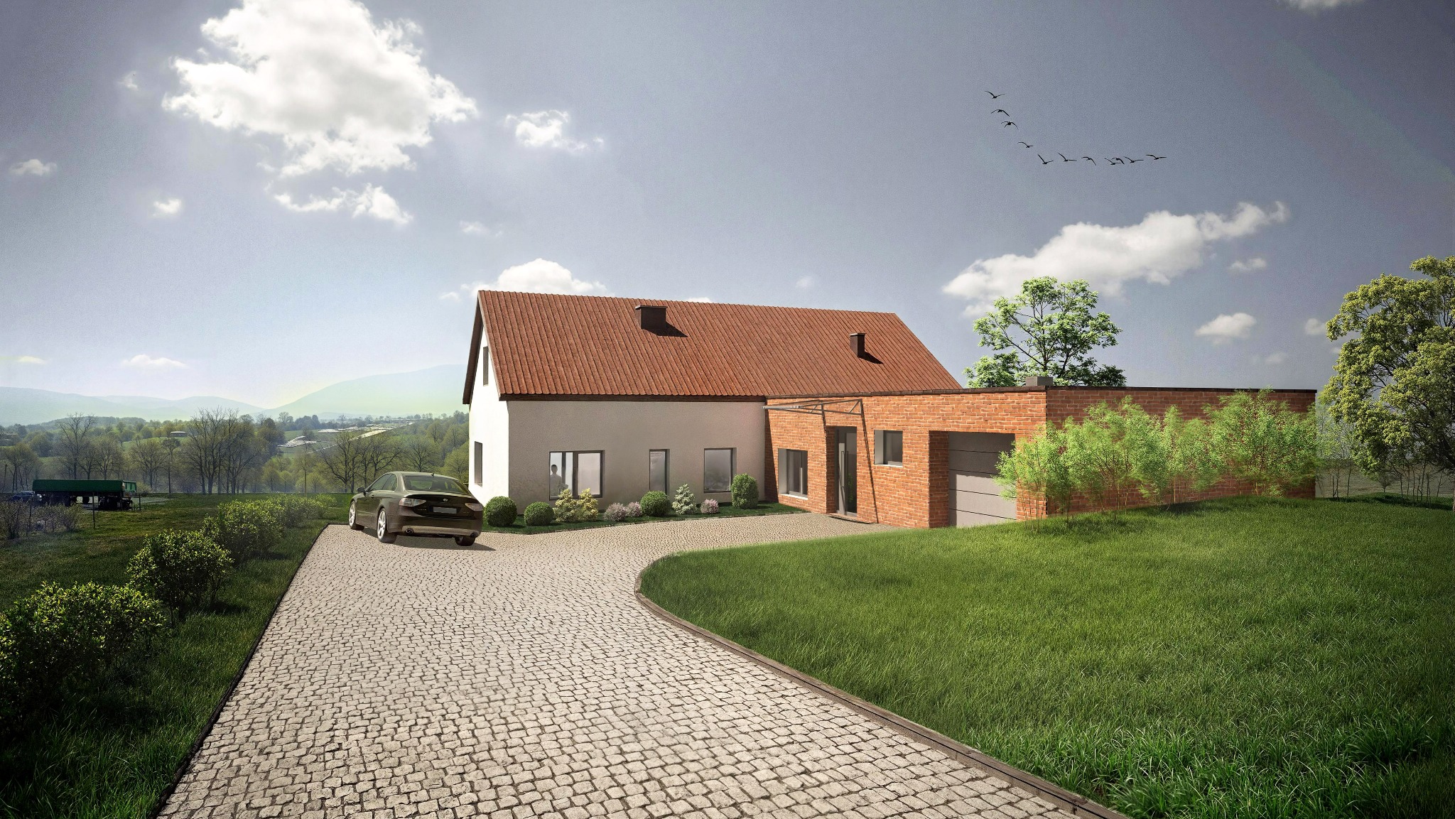 Wizualizacja domu (w budowie)