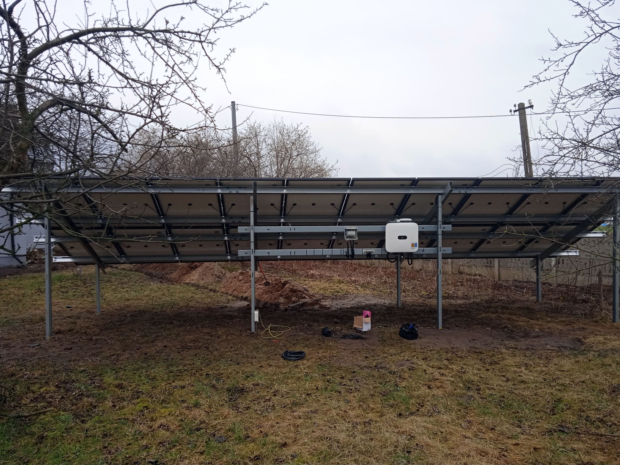 Oto przykład gruntowej mikroinstalacji.