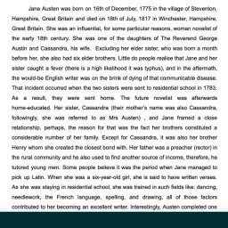 Jedno z przykładowych tłumaczeń tekstu z języka polskiego na angielski.