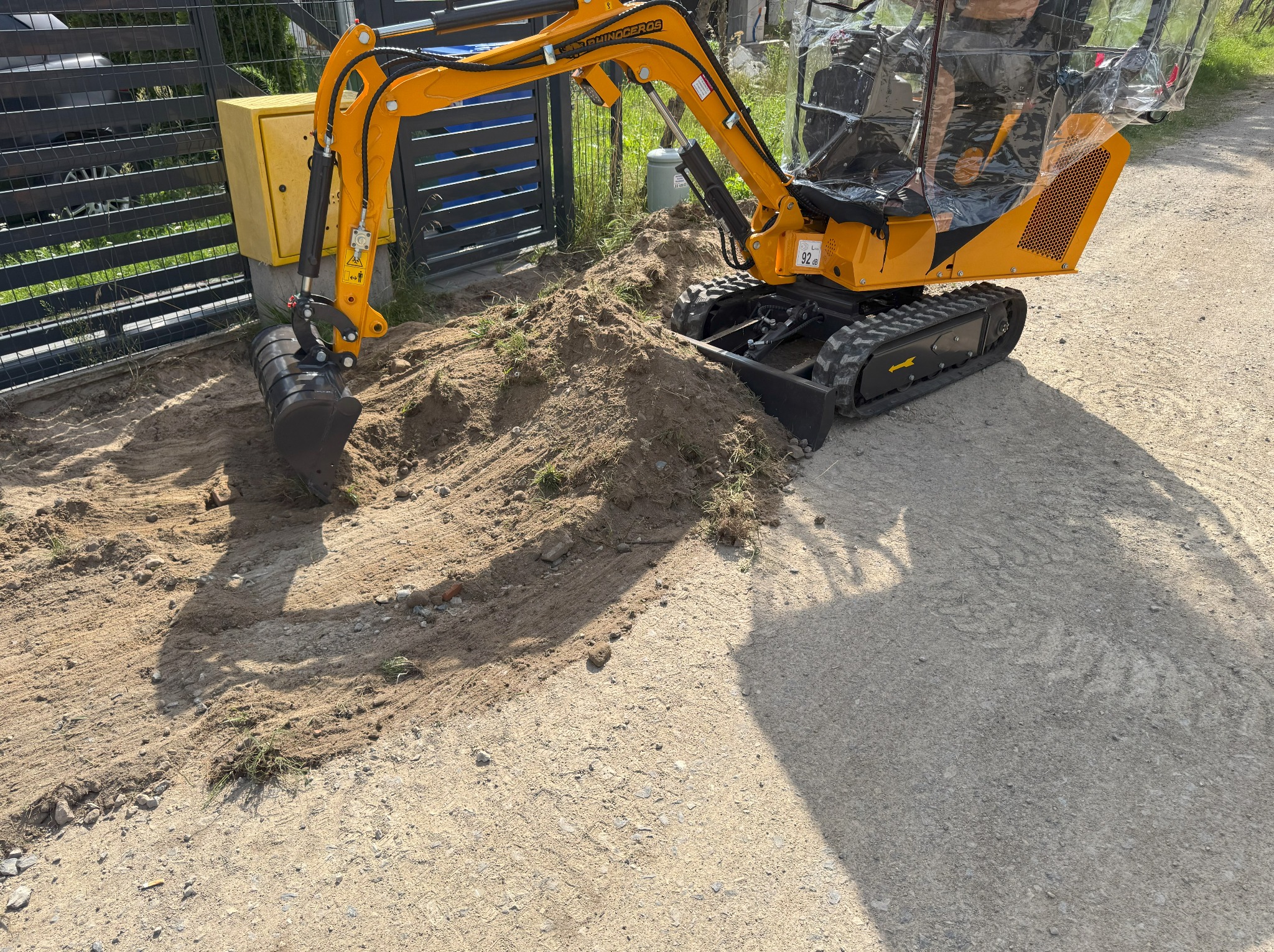 usługi mini koparką