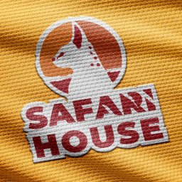 Blank Sp. z o.o. - Projekt logo pensjonatu SAFARI HOUSE.