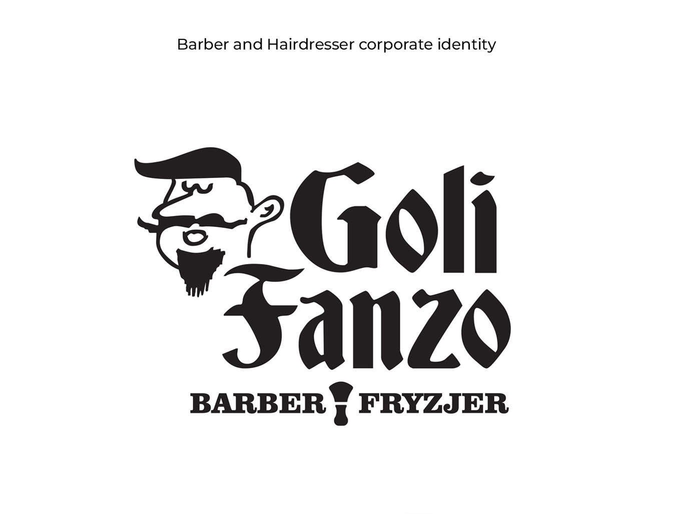 Projekt Logo salonu Berberskiego