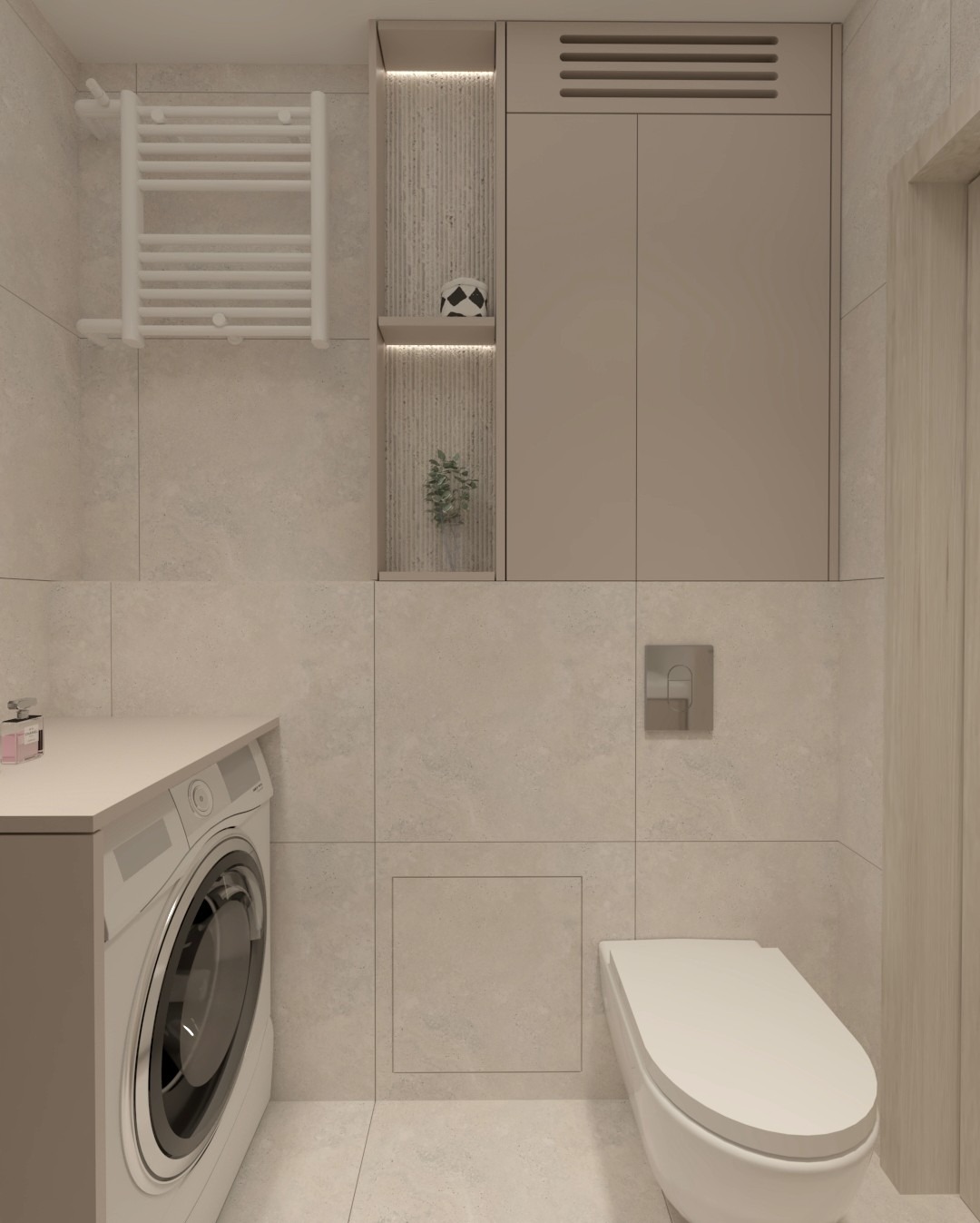 mała łazienka w bloku z lat 70tych