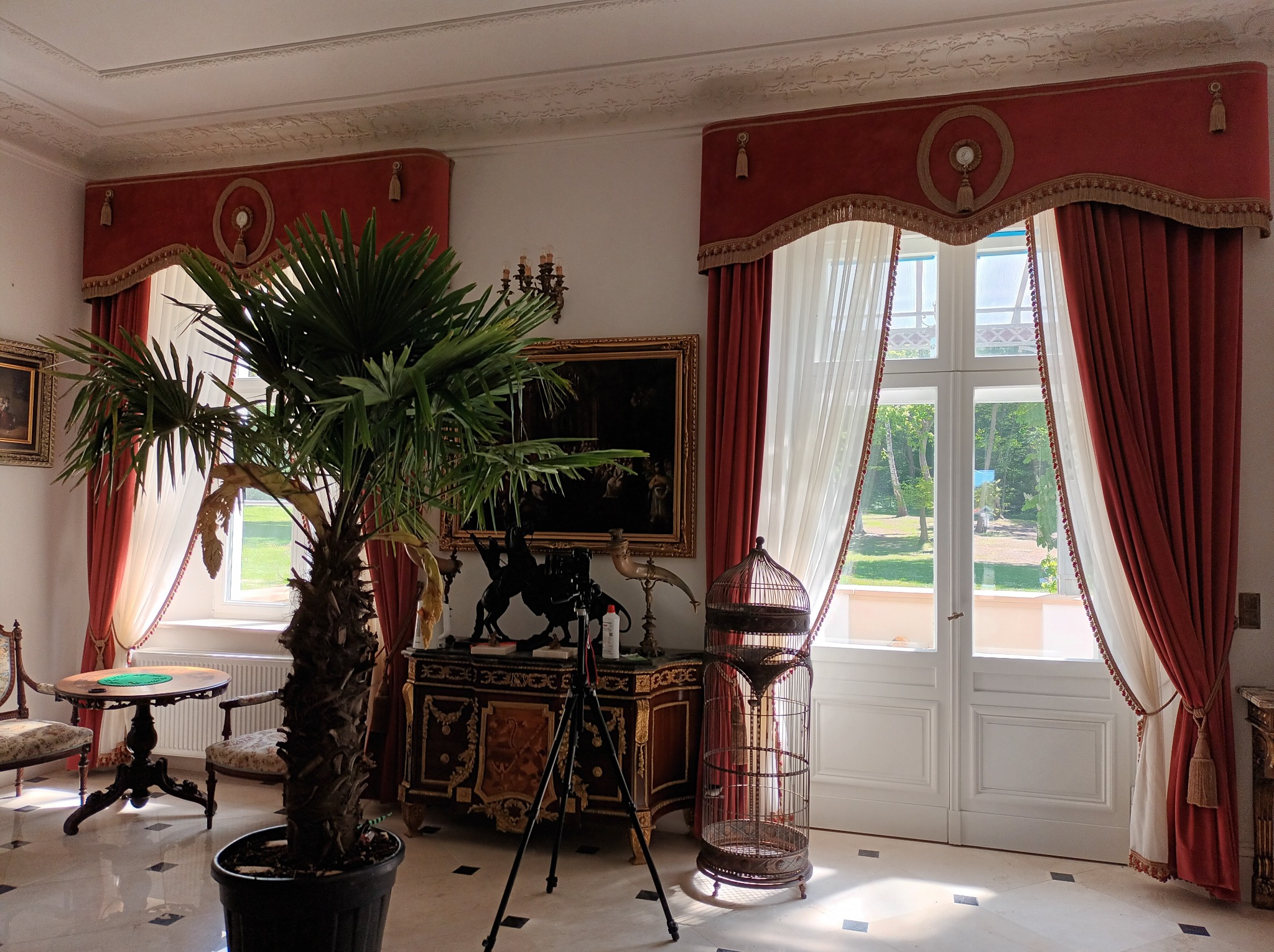 dekoracja pałacu w Kadynach