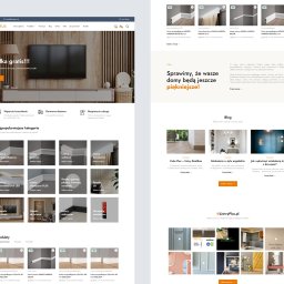 Reklama Karol Dolata - Strona internetowa sklepu z listwami wykończeniowymi ListwyPlus.pl, prezentująca kategorie produktów, promocje i inspiracje wnętrz.