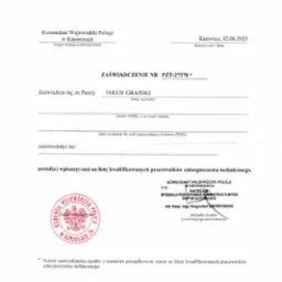 Wpis na listę kwalifikowanych pracowników zabezpieczenia technicznego