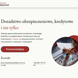 Zrealizowany projekt piotrchojankowski.pl