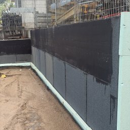 Jakub Markuszewski - Zgrzewanie papy wierzchniego krycia na sciany przed zasypkami