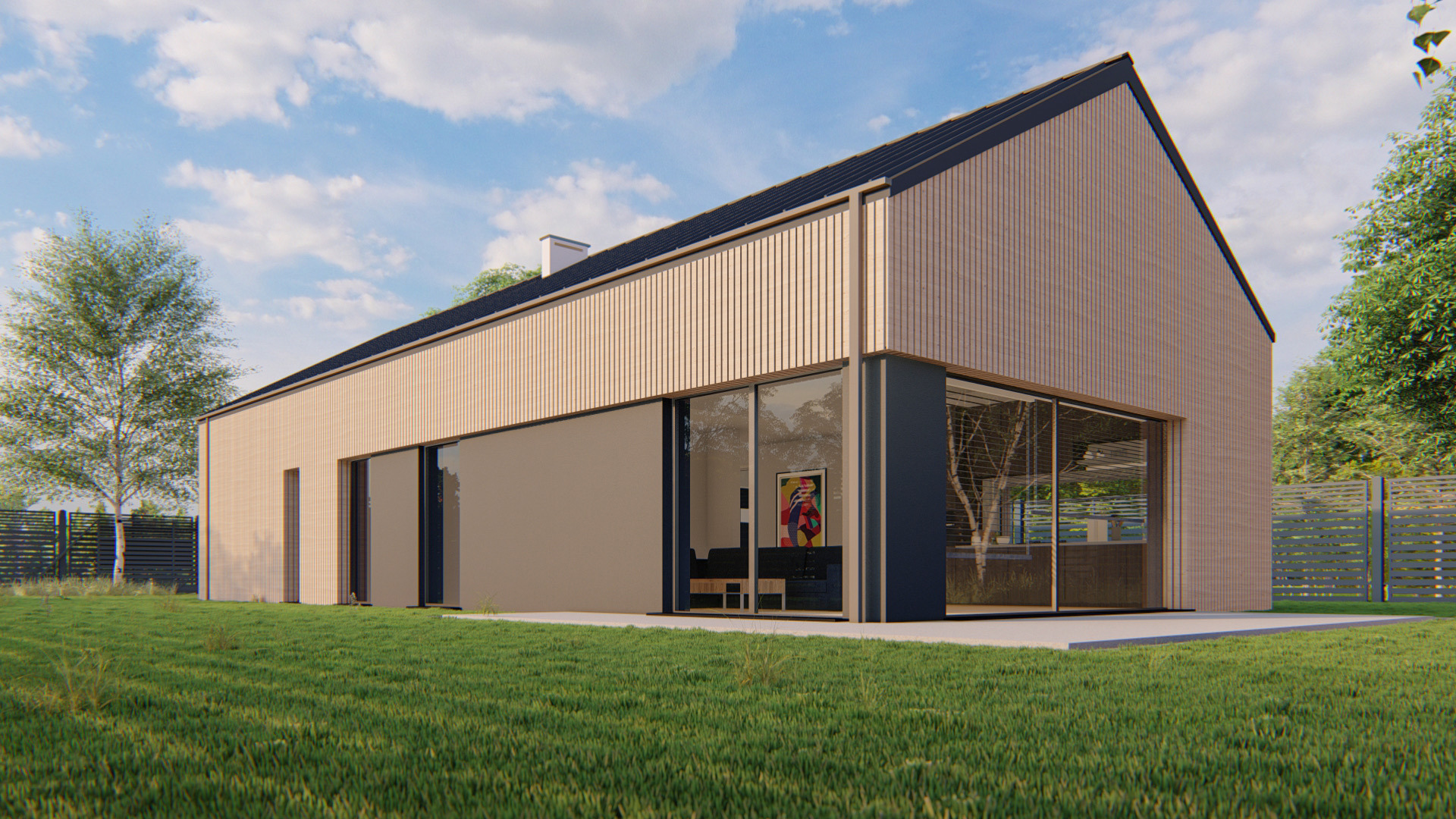 Stodoła z antresolą w Myślenicach.