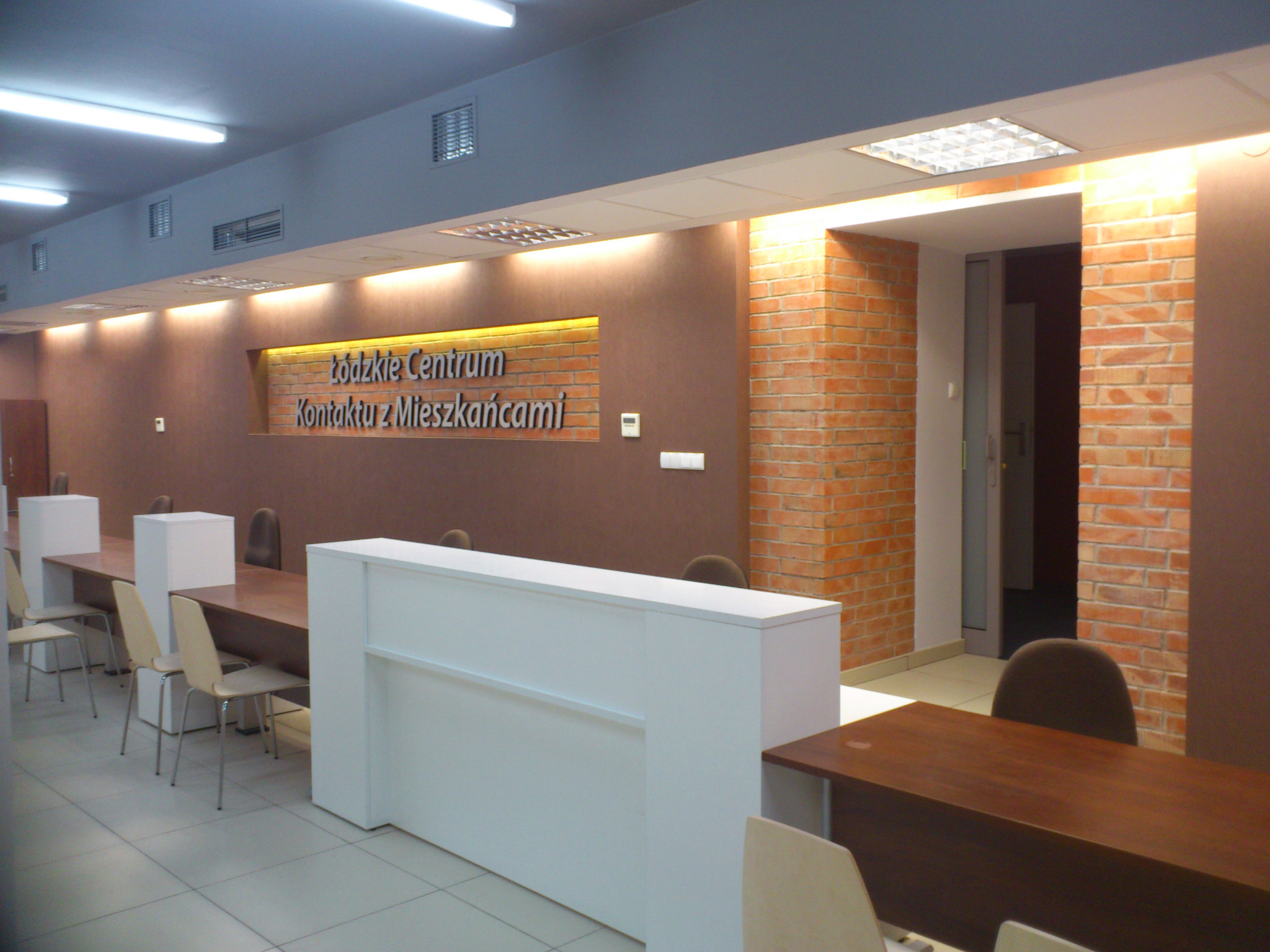 Łódzkie Centrum Kontaktu z Mieszkańcami. Projekt i wykonanie