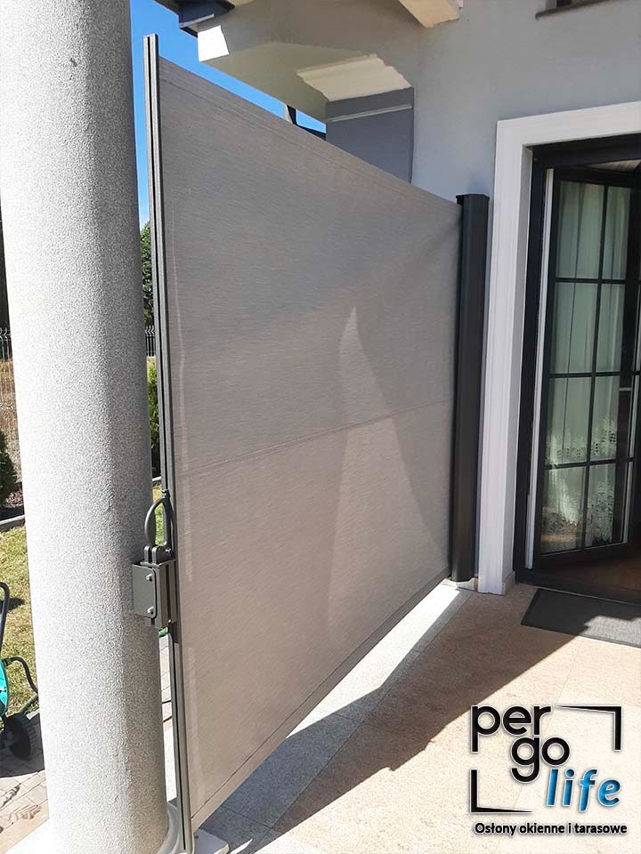 Markiza boczna na taras lub do ogrodu
