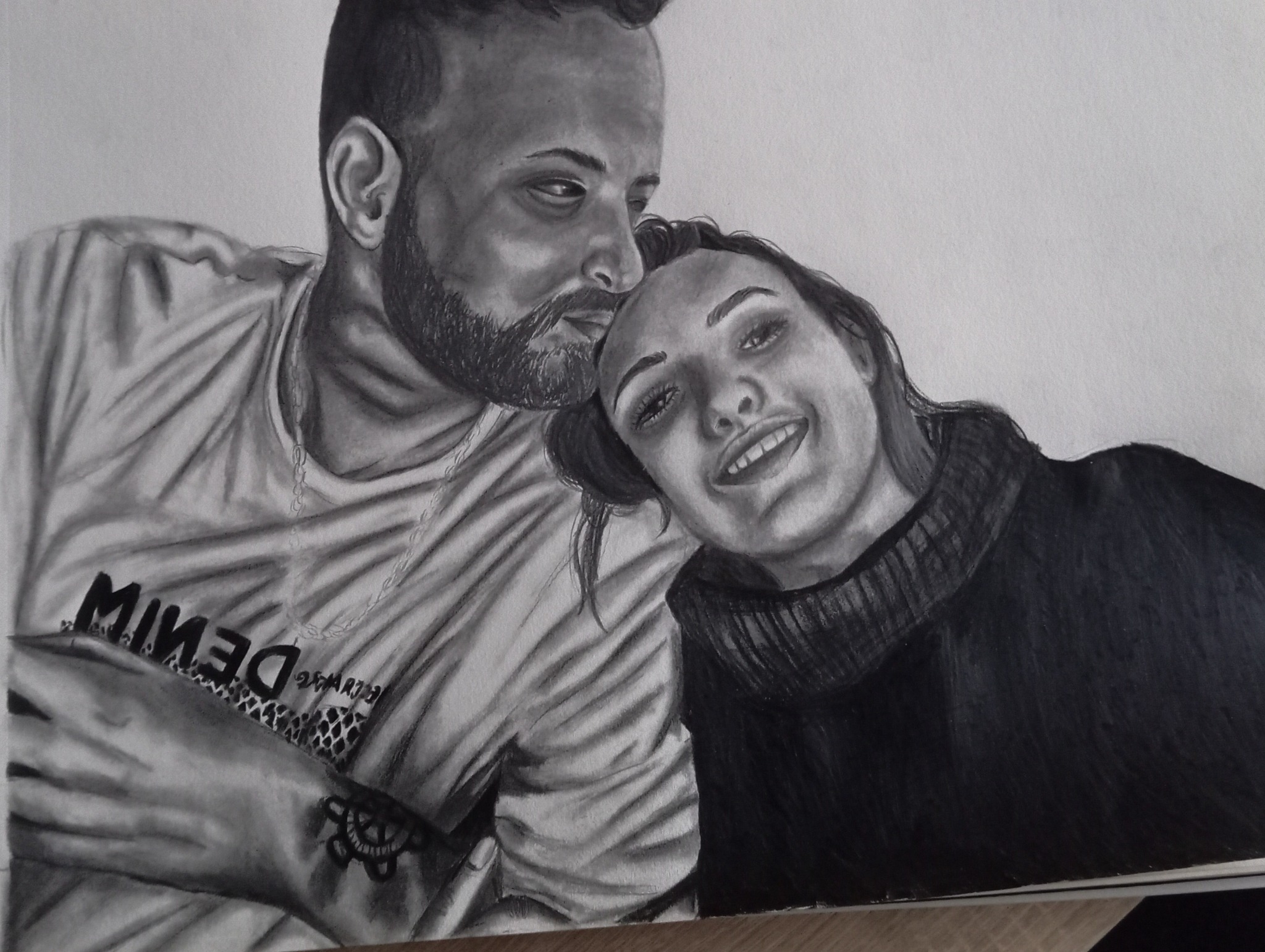 Rysunek na zamówienie dla koleżanki.