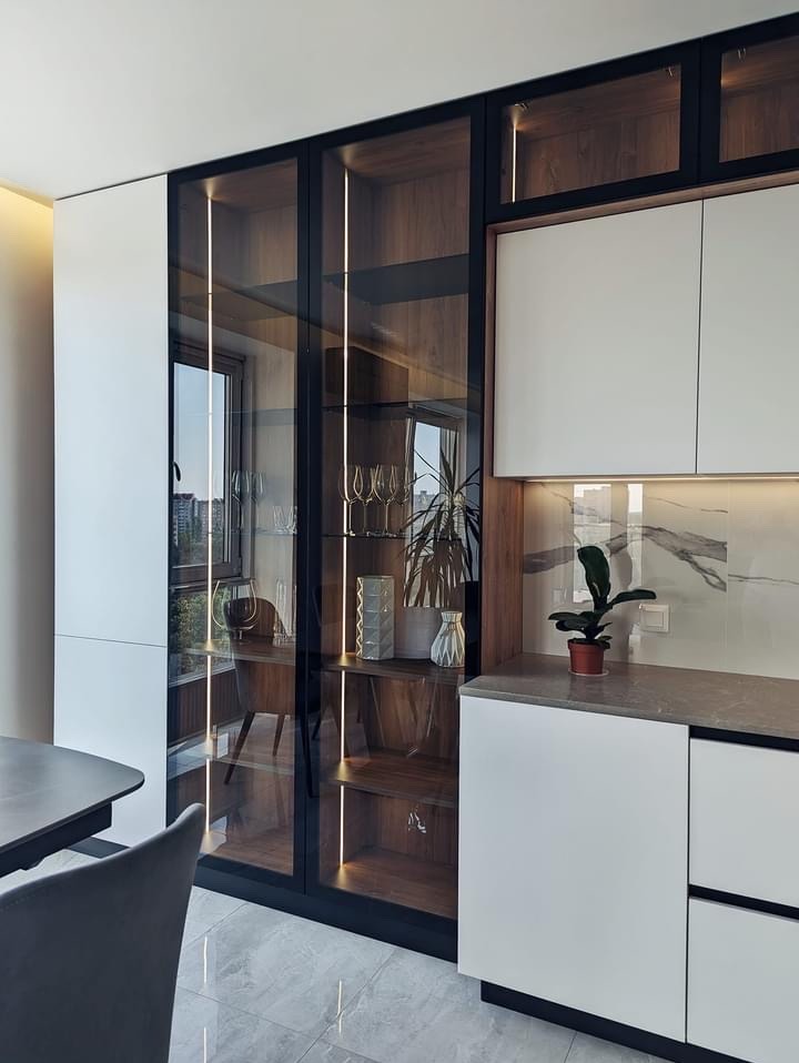 Projekt i wykonanie kompleksowe mebli do całego mieszkania