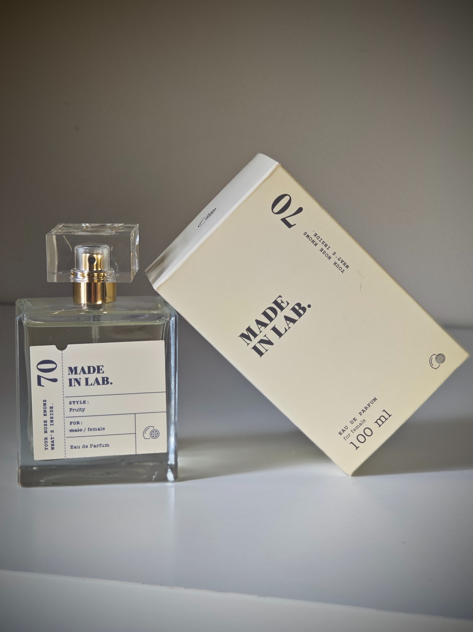 Kadr reelsa dla marki perfum Made In Lab